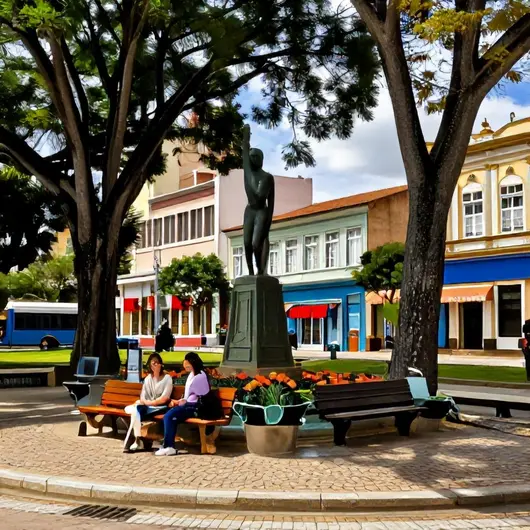 Descubra a Praça Central De Rio Branco