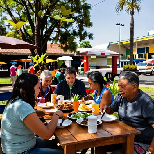 Descubra a Praça de Alimentação