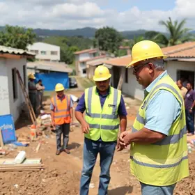 Prefeito de Rio Branco acompanha obras do Programa Prefeitura nas Ruas no bairro Oscar Passos Prefeito de Rio Branco